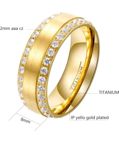 Couple Rings Matching Ring Heart 1.5ct CZ Yellow Gold Plated Women Wedding Ring Sets for Him and Her Rings Gold women size6 &...