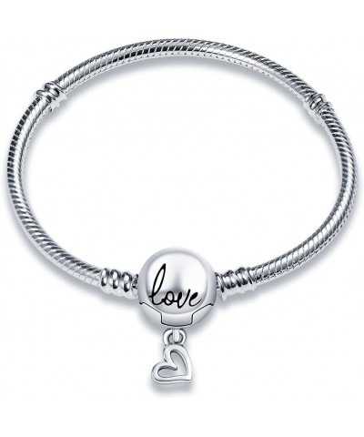 925 Sterling Silver Snake Chain Bracelet for Pandora European Bracelets Charms Bead CMB066 7.5in/19cm $13.10 Others