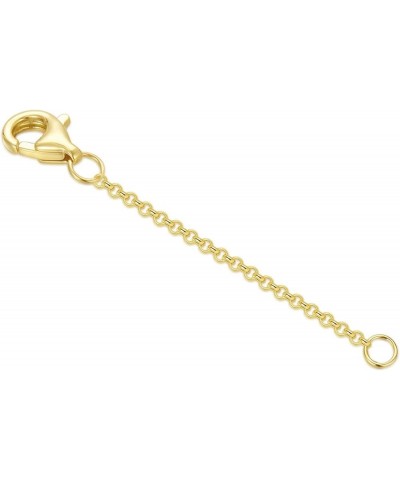 14k Gold 1"/1.5"/2"/2.5"/3"/4"/5"/6" Necklace Bracelet Extender Chain, Necklace Extender Gold 14k, Durable Removable Gold Cha...