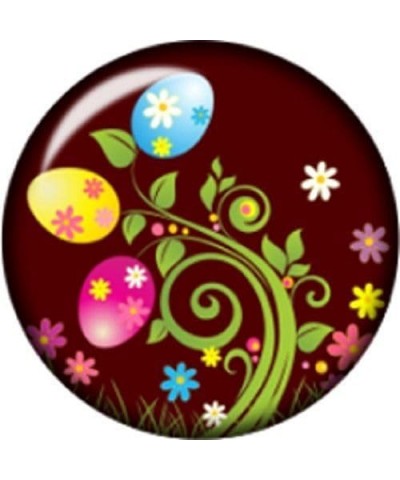 Snap Button Easter Egg Happy 18mm Cabochon Chunk Charm $8.25 Body Jewelry