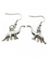 Silver Dinosaur Earrings Brontosaurus Paleontologist Gift Dino Earrings Animal Jewelry Dinosaur Jewelry Dino Jewelry $6.28 Ea...