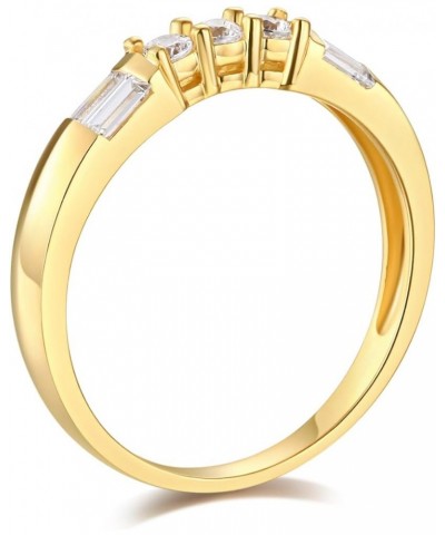 14k Yellow OR White Gold SOLID Wedding Engagement Ring and Wedding Band 2 Piece Set Yellow Gold $172.20 Sets